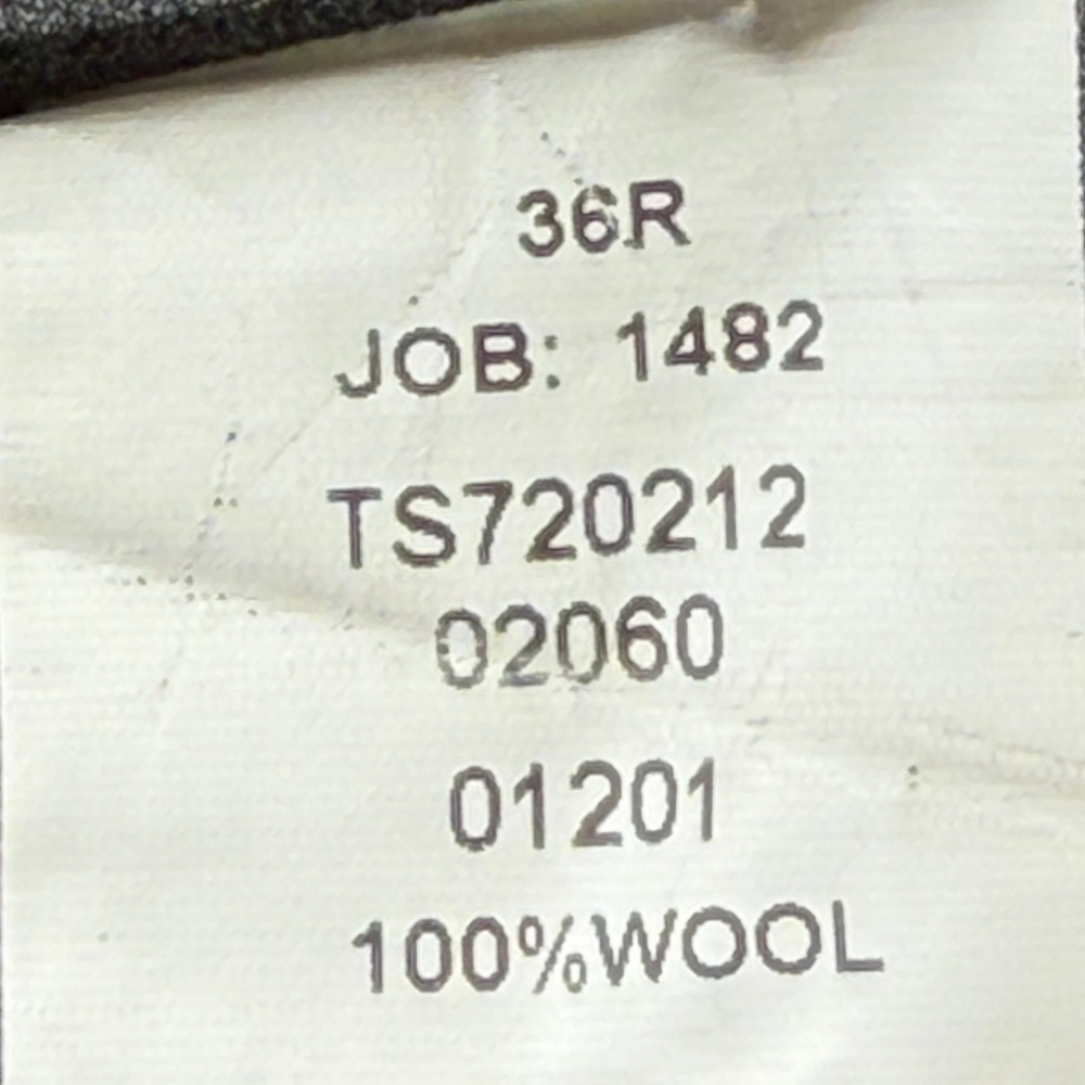 Jos.‎ A. Bank Dress Pants Mens 36x30 Grey Wool Signature Flat Front Cuffed - Picture 5 of 7